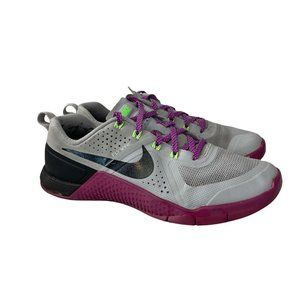 Nike Womens Metcon 1 813101-005 Gray Running Shoes Sneakers Size 7